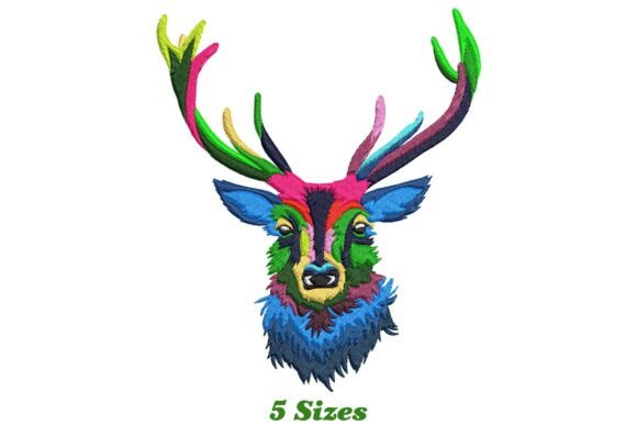 Colorful Deer: Whimsy That Stitches With Heart