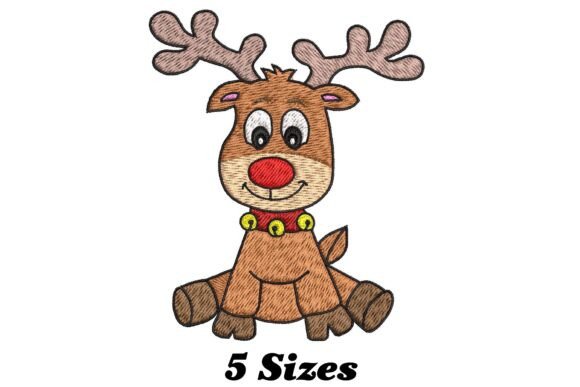 Enchanting Reindeer: A Seasonal Embroidery Staple