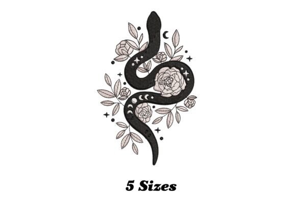 Floral Snake: A Boutique Sweatshirt Embroidery Review