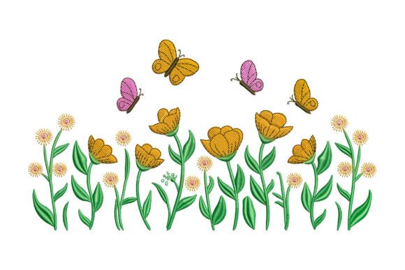 Flowers with Butterflies: A Seasonal Embroidery Review