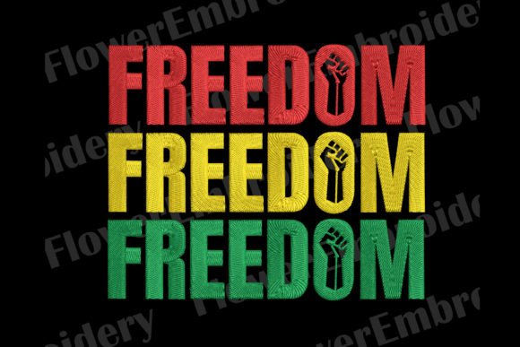 Freedom Black History Embroidery Review