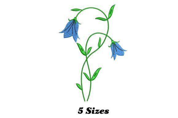 Harebell Flower Embroidery Design Review
