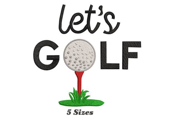 Let’s Golf: A Seasonal Embroidery Design Review
