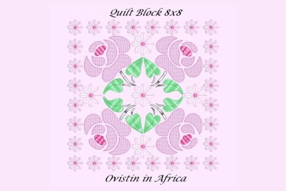 Timeless Floral Quilt Block Set